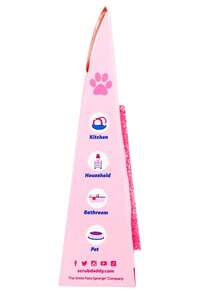 SCRUB MOMMY CAT PINK (DOBLE CARA) 1 PIEZA - Rosa Fucsia - Ver 4