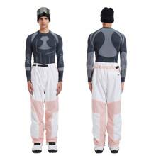 snowverb Men's Mountain Pro Unisex Ski Pants Snowboard Bottoms Warm Snow Trousers High Windproof Waterproof Pants - Pink - View 7