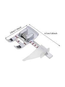 1pc Sewing Machine Ruler Presser Foot (Brother, , Butterfly, Universal) - Silver - View 2