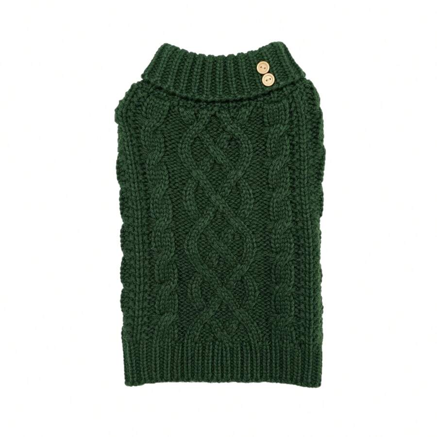 Áo len Thú cưng - màu xanh lá - Xem 1