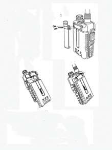 1pc Wireless Compact Mini Two-way Radio 400-470mhz 5w Uhf 16 Channels Walkie Talkie - Black - View 6