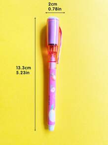 2/5/20pcs Creative Invisible UV Marker Pen, Fluorescent Magic Invisible Highlighter, Glow In The Dark (Random Pattern) - Multicolor - View 5