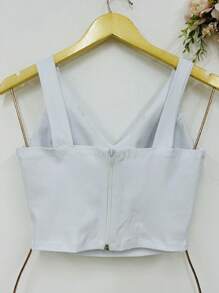 Women Tops - 白色 - 查看 3
