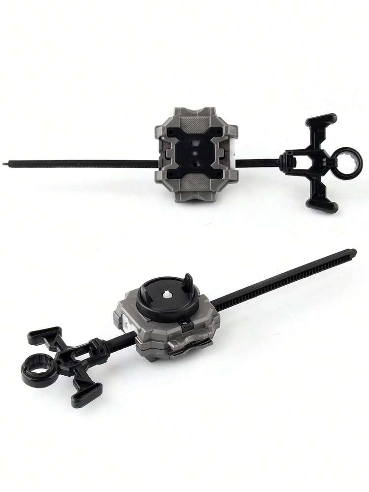 Đồ chơi con quay Gray Burst có dây kéo và tay cầm. - Xám - Xem 4