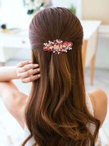 Women's Large Hair Clip, Spring Hairpin For Updo Hairstyles Boho, School Stuff
