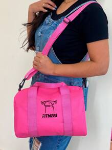 Women Tote Bags - Hot Pink - View 1