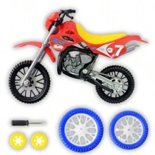 Kit Moto de Dedo C/ 5 Acessórios de Troca Radical - Tamanho Único - Visão 1