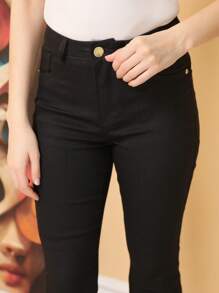 Women Jeans - màu đen - Xem 6