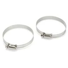 1PC Motorcycle Universal Exhaust Muffler Heat Shield Cover For  Kawasaki Suzuki Touring Bobber Dirt bike - Silver - View 7