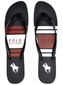 Men Flip Flops & Slides - 黑色 - 查看 4