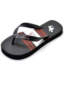 Men Flip Flops & Slides - 黑色 - 查看 3