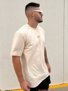 Men T-Shirts - 米色 - 查看 3