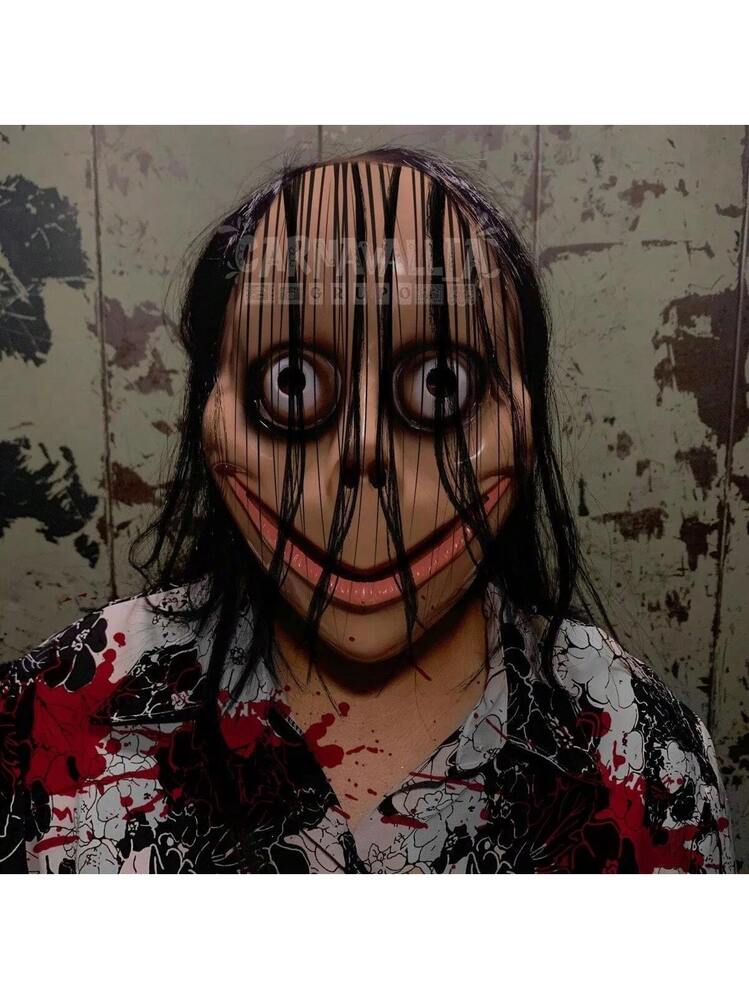 Momo Mask Halloween Face Horror Creepypasta | SHEIN