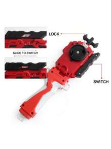 Red B-88 Bey String Launcher Ripper LR cho Bey Burst có tay cầm - Đỏ - Xem 3