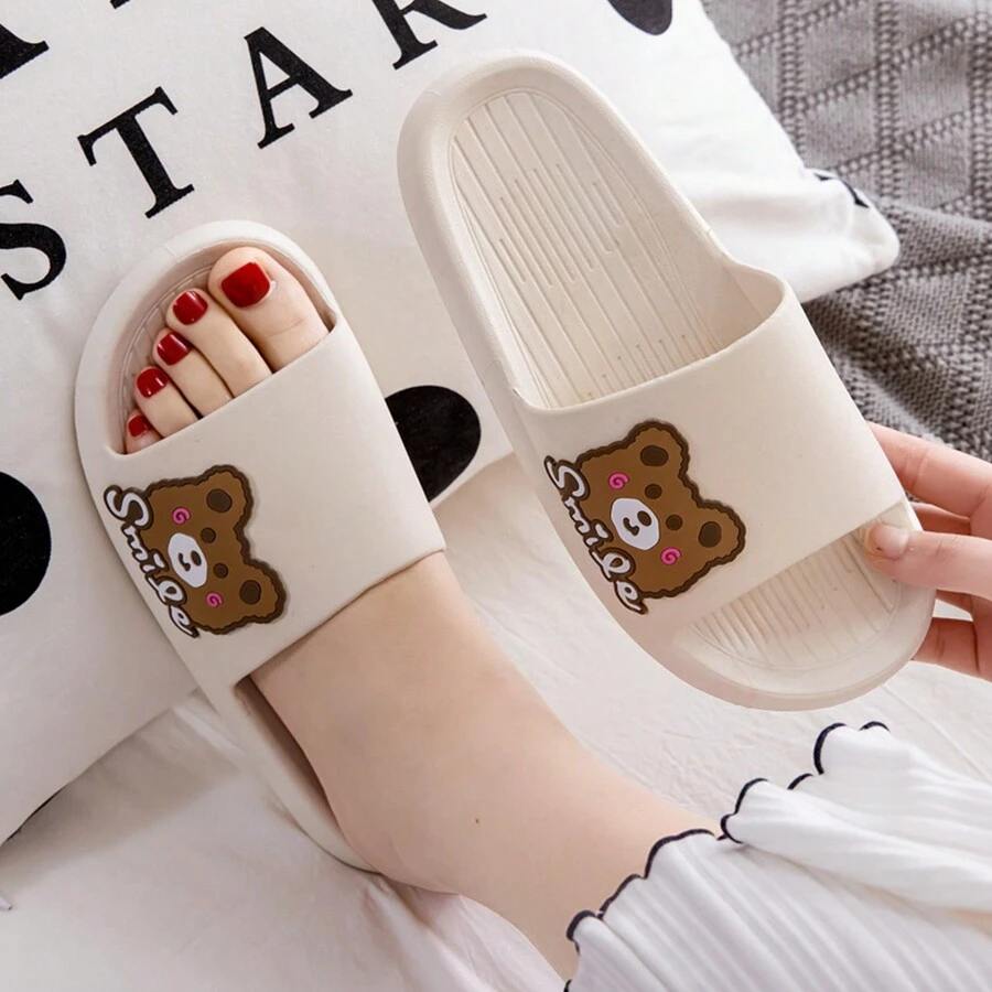 Sandalias Kawaii Antideslizante, modelo suave y comodo - Blanco - Ver 1
