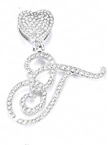 銀色連鎖字母吊墜項鍊,精緻字母吊墜附有a到z的不對稱字母陳述,不對稱字母頸鏈,禮品盒包裝 - 銀色 - 查看 28