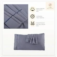 Juego de Sábanas Individual 2800 Hilos Extra Suave Premium Lisa Soft Nature - Gris Oscuro - Ver 10