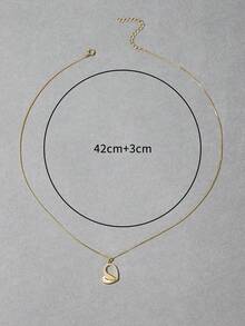 1入組極簡風格基本款設計925 銀心&媽媽的珍珠吊墜項鍊適合女士,日常穿著禮品