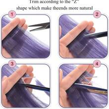 10 pcs Colorful Clip-In Hair Extensions for Women - Perfect for Daily Wear, Parties, Costumes, and Cosplay - Straight Hair Pieces in Highlight Shades - Y2K Style - Pink - View 6