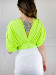 Women Blouses - màu xanh lá - Xem 2