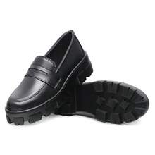 1101 Matte Tractor Sole Loafer - 黑色 - 查看 5