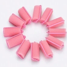 56pcs Random Colors Foam Sponge Hair Rollers Soft Sleeping Hair Curler Assorted Sizes Flexible Hair Styling Sponge Curler - Multicolor - View 4