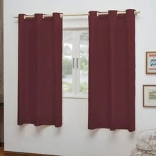 Curtains - Burgundy - View 2