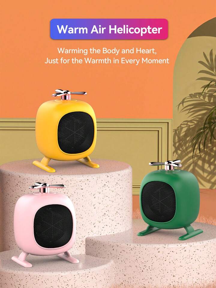 1pc Mini Desktop Electric Heater, Green, American Standard Plug, For Home  Use | SHEIN USA