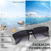 KAPVOE 1pc Multicolor Fashionable Polarized Fashion Glasses For Men, Suitable For Outdoor Activities - Multicolor - View 4