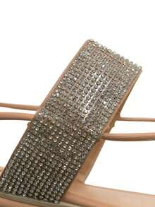 Women Flat Sandals - Bụi hồng - Xem 6