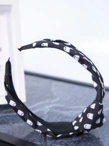 Phụ kiện tóc trẻ em Dễ thương Kỳ nghỉ - Đen và trắng - Xem 5