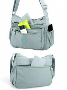Bolso Impermeable Multicompartimento - Rosa Fucsia - Ver 4
