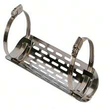 1PC Motorcycle Universal Exhaust Muffler Heat Shield Cover For  Kawasaki Suzuki Touring Bobber Dirt bike - Silver - View 4