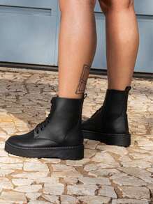Women Fashion Boots - 黑色 - 查看 2