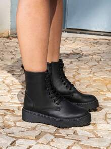 Women Fashion Boots - 黑色 - 查看 3