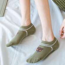 10pairs Women's Socks, Cute Rabbit Invisible Socks - Multicolor - View 4