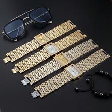 Nuevo Reloj De Cuarzo De Moda De Marlen Keller Con Incrustaciones De Diamantes De Imitación, Estilo Europeo Y Americano - Dorado - Ver 4