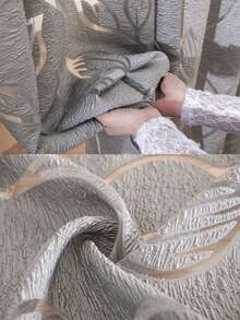 1 Miếng Đúng mốt Hình bóng Rèm - Xám - Xem 3