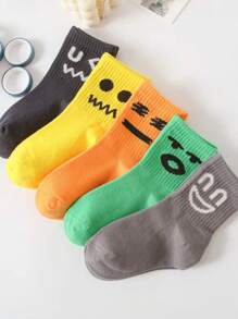 最新到貨兒童高彈性運動時尚襪子,3-12歲嬰兒卡通襪子 - 彩色 - 查看 6