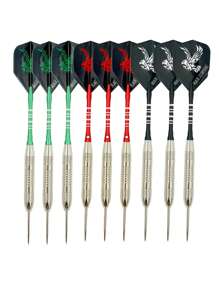 Bộ 3 phi tiêu đầu thép chuyên nghiệp 23g - Hoàn hảo để chơi phi tiêu!, Đồ chơi hồ bơi phù hợp cho trò chơi hồ bơi, Tiệc hồ bơi, Trò chơi tiệc dành cho người lớn phù hợp cho lễ Halloween/Giáng sinh/Lễ Tạ ơn - Nhiều màu - Xem 1