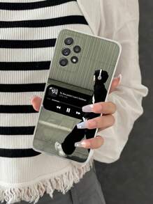 Funda de teléfono de TPU con tema musical compatible con teléfonos Apple y - Multicolor - Ver 4