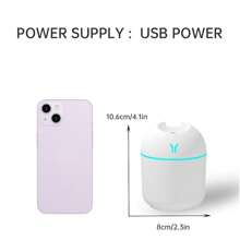 1入藍色便攜式小型加濕器,250ml小型涼霧加濕器,usb個人桌面加濕器,適用於嬰兒房間、旅行、辦公室和家庭,自動關機 - 藍色 - 查看 10