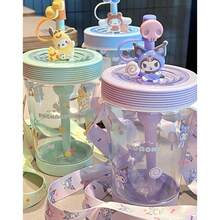 Miniso Sanrio Character Drinking Cup With Straw - Kuromi - Purple - View 4