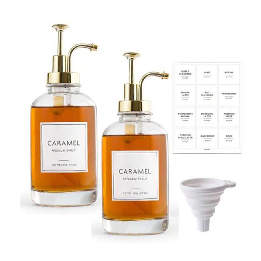 Coffee Syrup Dispenser For Coffee Bar Accessories, Coffee Pump