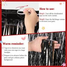 rojo con negro Decoraciones de cumpleaños para hombres Mujer , feliz Decoraciones de cumpleaños Chicos Chicas fiesta Decoración Fondo & Mantel globos de arco Kit confeti globos con fleco Cortinas Mantel - Rojo - Ver 6