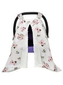 1pc Baby Carrier Sunshade Cover, Dustproof Canopy, Nursing Breastfeeding Blanket, Suitable For All Seasons - White - View 4