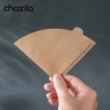 choxila 8入組手沖咖啡壺套裝,配禮品盒,便攜旅行咖啡包,咖啡器具工具包括:咖啡壺和溫度計、玻璃濾杯和漏斗、手動磨豆機、咖啡勺、咖啡稱和100入組濾紙 - 8件套咖啡機 - 查看 10