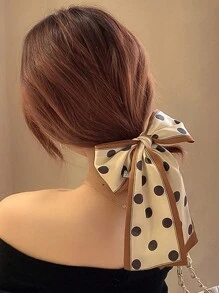 2件套女士真丝围巾和打结头巾，适合日常佩戴，可DIY多种佩戴方式，真丝睡帽，缎面睡帽 - 彩色 - 查看 6