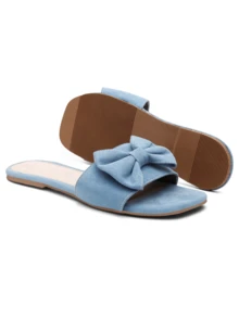 Women Flat Sandals - 黑色 - 查看 6