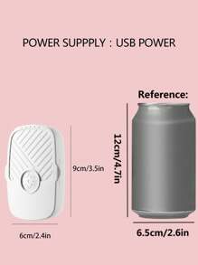 Lavadora de verduras ABS de 1 pieza, limpiador de frutas y verduras multifunción moderno - Blanco - Ver 7